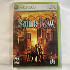 Saints Row (Xbox 360) COMPLETE IN BOX CIB. Tested and working!