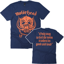Official Motorhead T Shirt Good And Loud New Blue S M L XL XXL