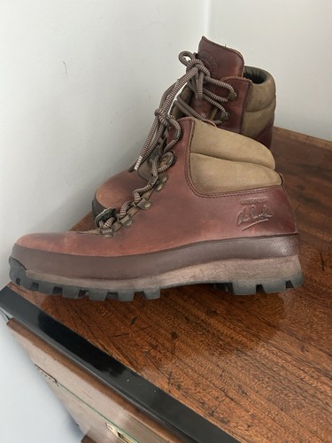 Leather walking boots - leather,