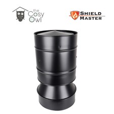 Twin Wall Flue Pipe Black