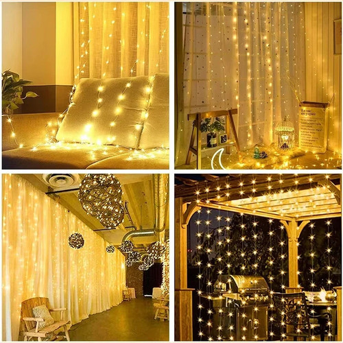 Curtain led string - 3/4/6m,