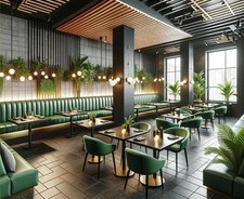 Restaurant Booth Seating Set