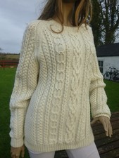 SUPERB IRISH HAND CABLE KNIT
