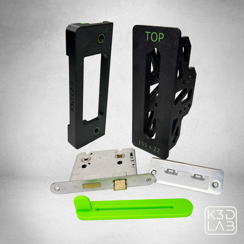 Bathroom latch lock jig - latch,