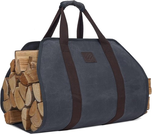 Canvas log carrier - carrier, firewood
