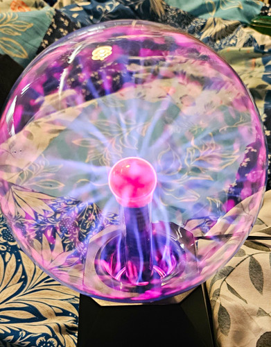 Plasma ball lamp clear - plasma,