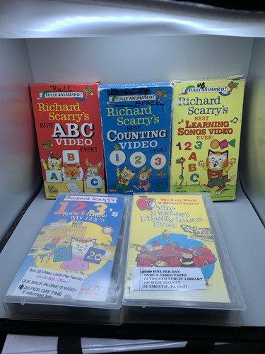 Richard scarry educational vhs - richard,