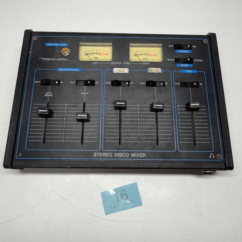 Vintage realistic stereo - realistic,