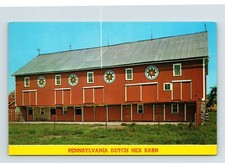 Pennsylvania Dutch Hex Barn Lancaster PA Postcard A30