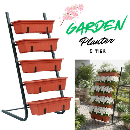 Garden planter flower tier - 5,