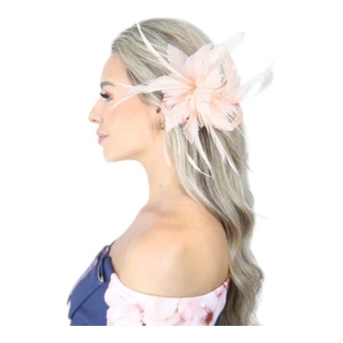 Ladies feather fascinator - ladies, hair