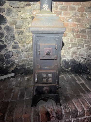 Cast iron antique stove - cast,