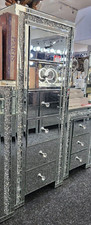 Mirrored crushed crystal - mirrored,