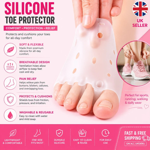 Silicone toe separators - toe, soft