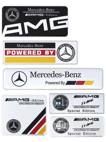 1pc aluminum alloy car - car, badge