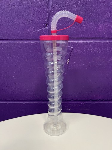 Pink slush twist cup with - slush, a