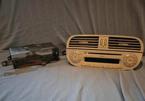 Fiat 500 biege radio - biege, cd