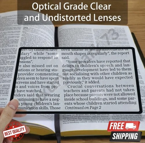 Book magnifier for reading - magnifier,