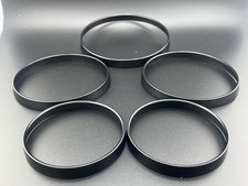  Porsche 911 912 Front Ring Set for All 5 Instruments in Black