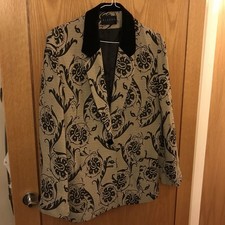 ALEXON BLACK MIX LINED JACKET