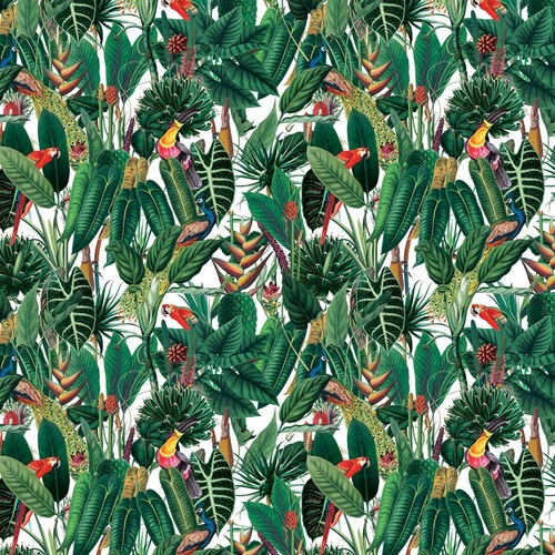 Crafts fabrics rainforest - fabrics,