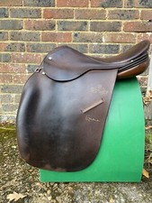 16.5” Parker’s Of London Working Hunter WH Brown EMMA English Leather Saddle
