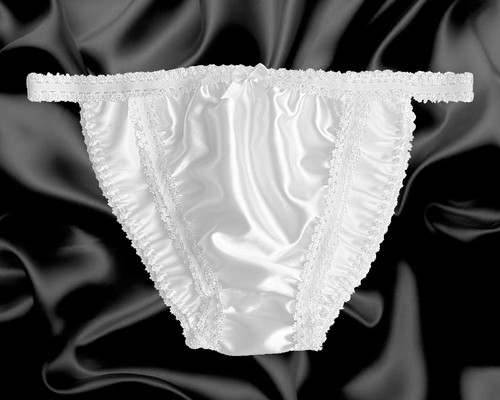 Soft satin sissy frilly - sissy, lace