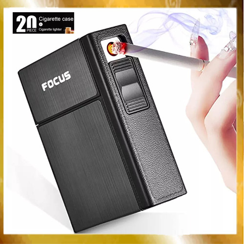 Cigarette case with electric - cigarette,