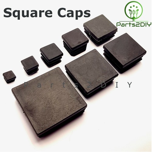 Square plastic black blanking - square,
