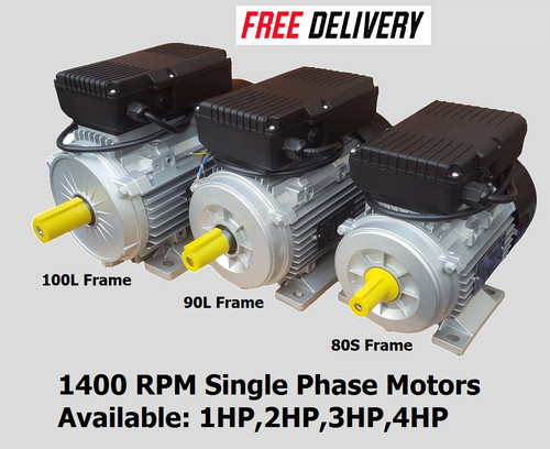 1400rpm single phase electric - single,