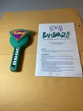 1997 Bamboozle Game replacement pieces, Letter, Cube Shaker, And Instructions