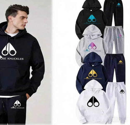 Men moose knuckles logo - men's,