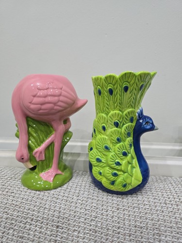 Peacock flamingo tiki - flamingo,