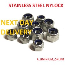 STAINLESS STEEL NYLOC  NUT M3