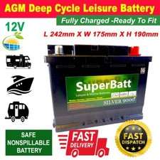 12V 80AH AGMDeep Cycle Leisure