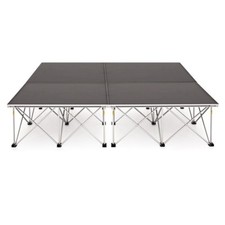 2m x 2m Portable Stage Kit by Gear4music 40cm