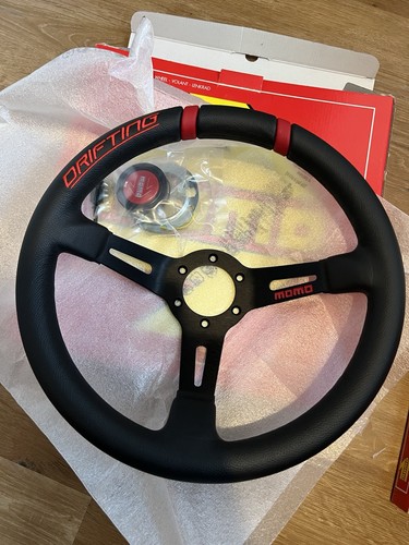 Momo drifting leather steering - momo,