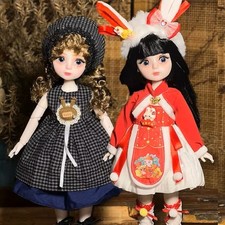 1 Set Attractive Eyes 30cm Bjd Doll with Clothes  Birthday Gift