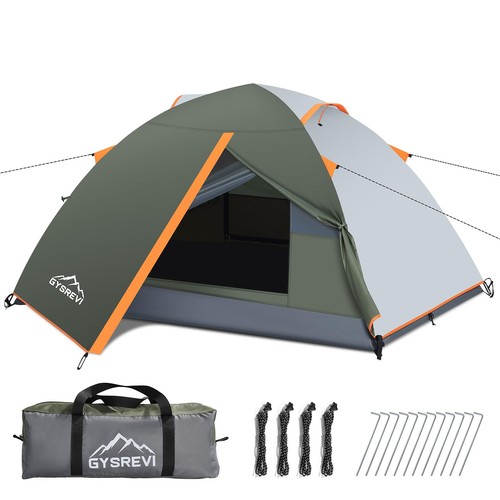Camping tent man - camping,