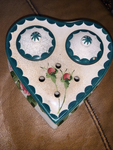 Wemyss ware double - wemyss, heart