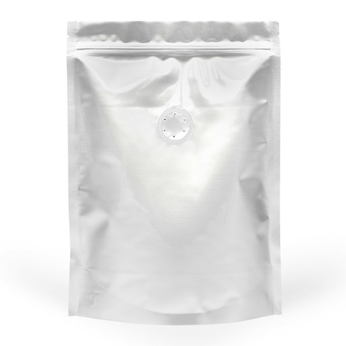 Coffee beans stand pouch - up,