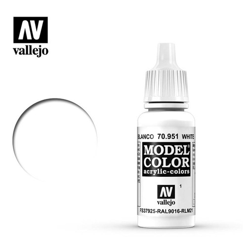Vallejo 951 model colour white - vallejo,