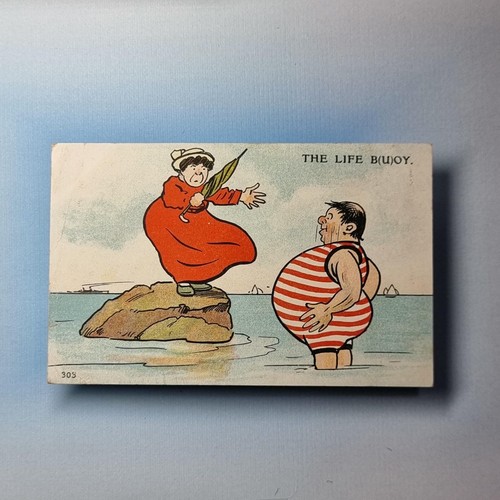 Antique comic postcard 1905 - antique,