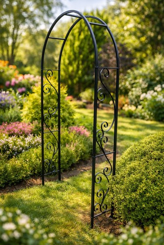 Arran metal garden arch - arran,