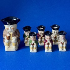  Toby Jug collection by Tony Wood studio - 3 sizes - excellent condition
