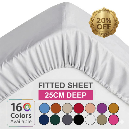 Extra deep fitted sheet - deep,