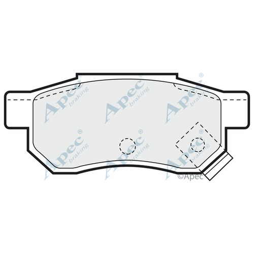 Brake pads set for - for, rover