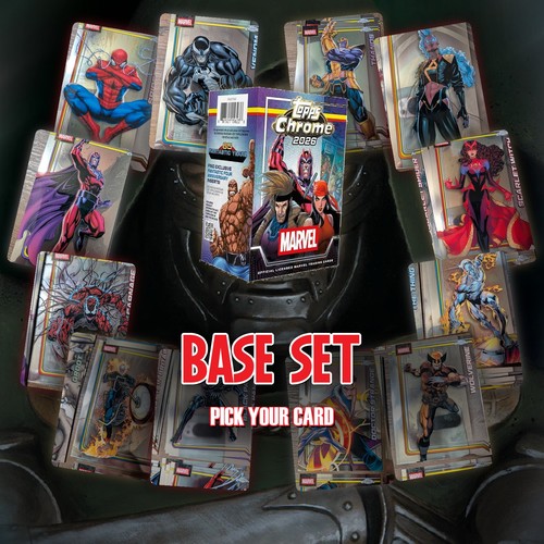 2026 topps chrome - chrome, marvel,