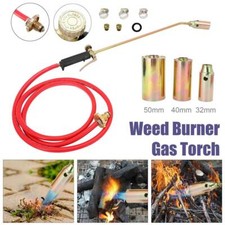 Long Arm Propane Butane Gas Torch Burner Blow Kit Roofers Roofing Brazing + Hose