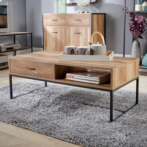 Coffee table storage drawer - coffee,